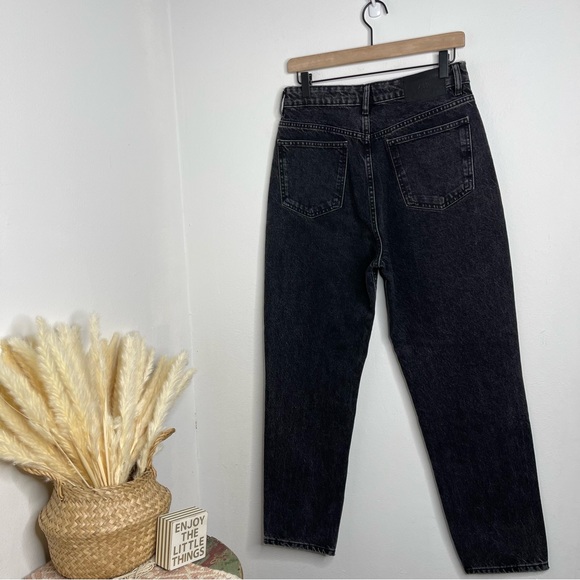 ZARA Women's Black High Waist Mom Fit Jeans Size 8 Art 8197 / 031 / 800 NWT - Picture 3 of 13